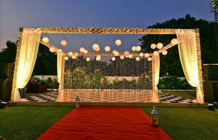 Resort Lawn for Family Function in Durg-Borsi